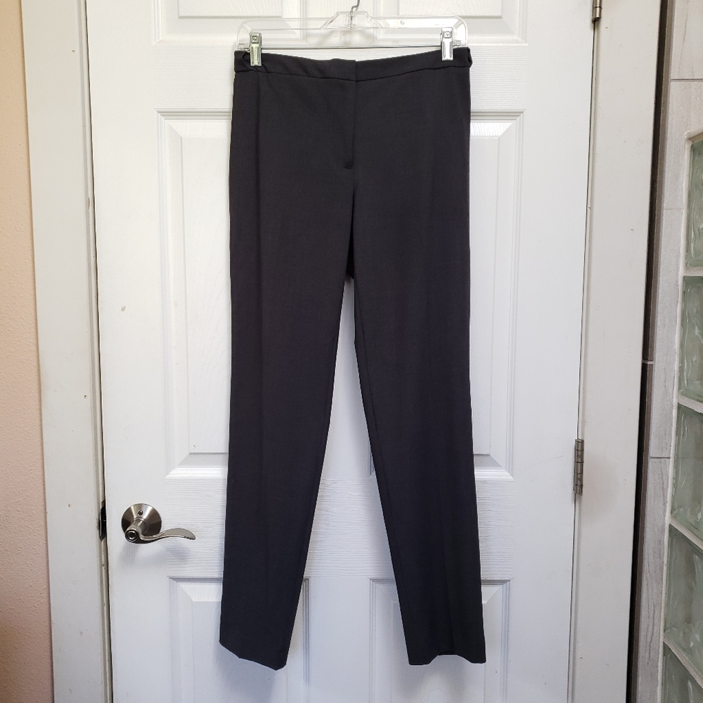 Calvin Klein Charcoal Gray Highline Adjustable Waist Dress Pants